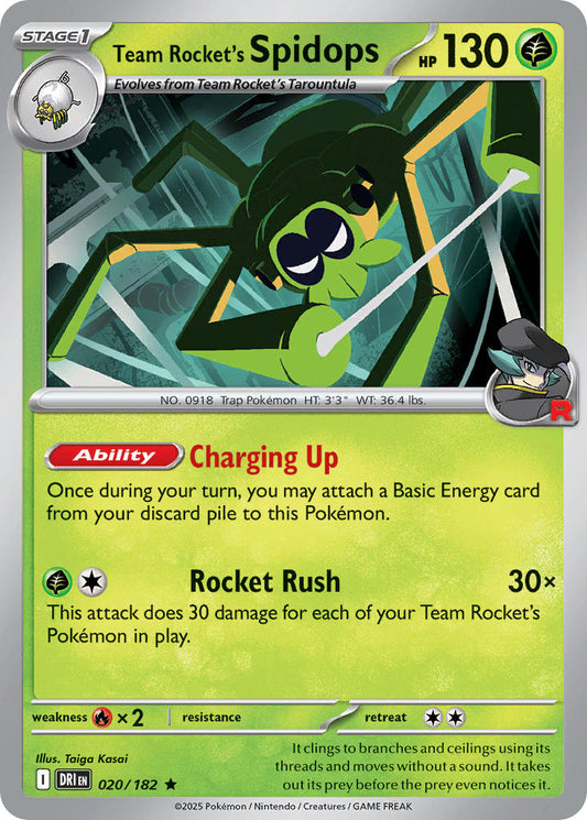 020/182  Team Rocket's Spidops - 020/182
