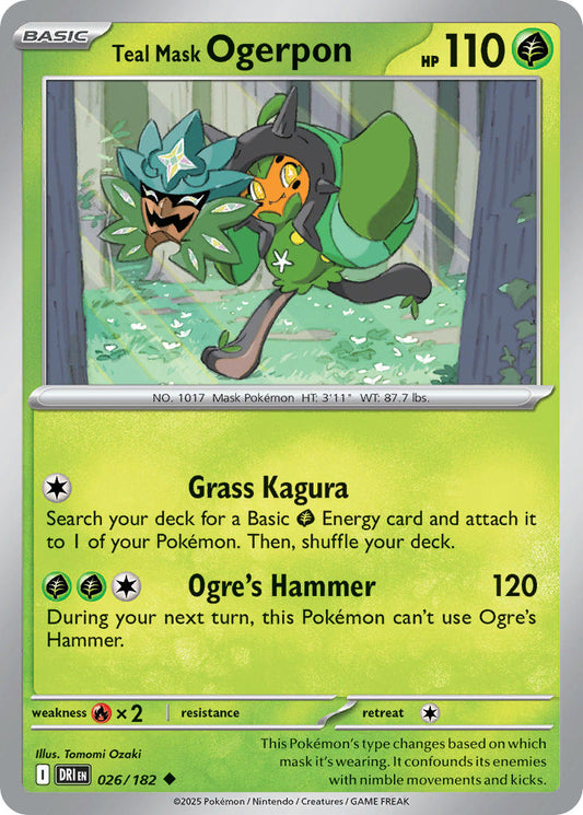 026/182  Teal Mask Ogerpon