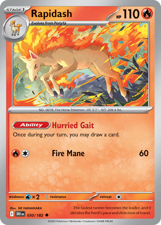 030/182  Rapidash - 030/182