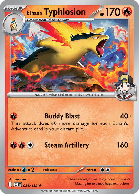 034/182  Ethan's Typhlosion