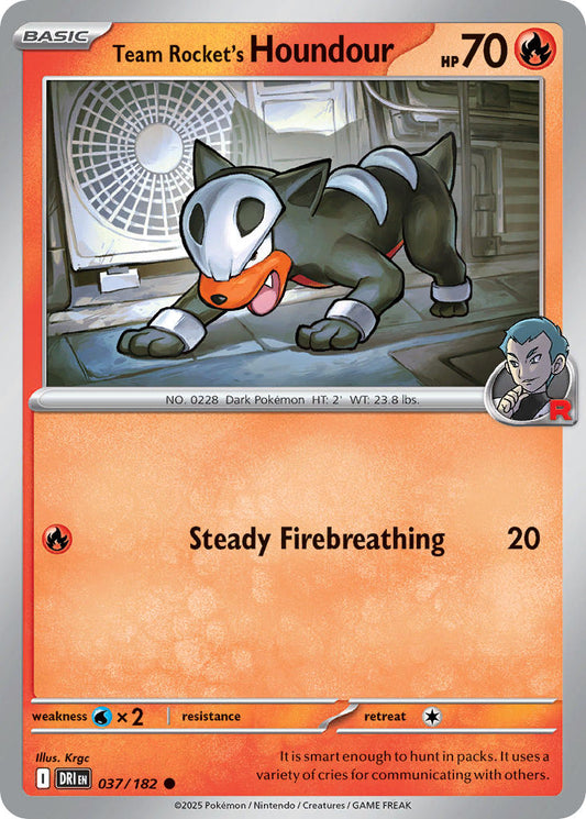 037/182  Team Rocket's Houndour