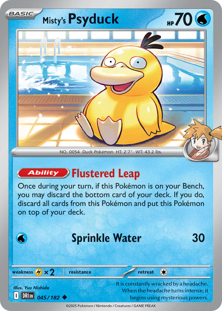 045/182  Misty's Psyduck