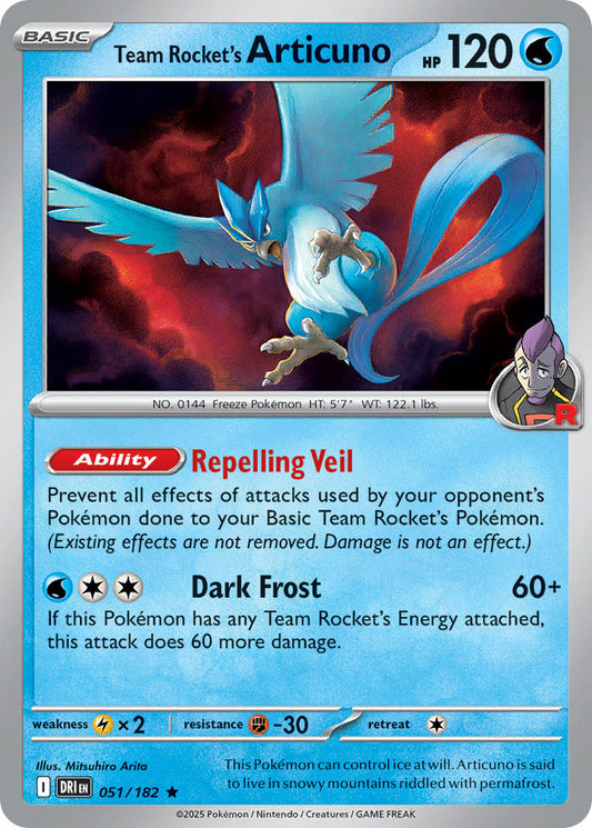051/182  Team Rocket's Articuno