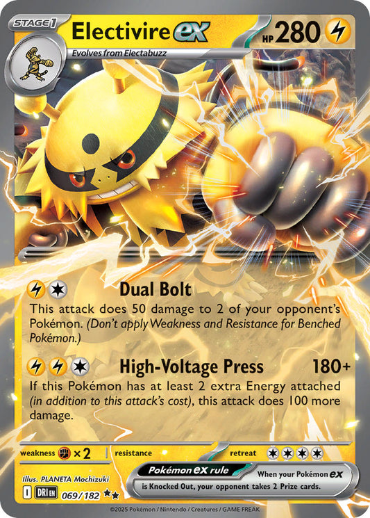 069/182  Electivire ex - 069/182