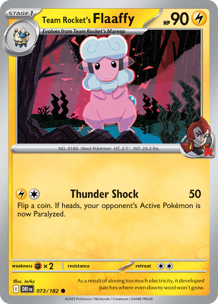 073/182  Team Rocket's Flaaffy