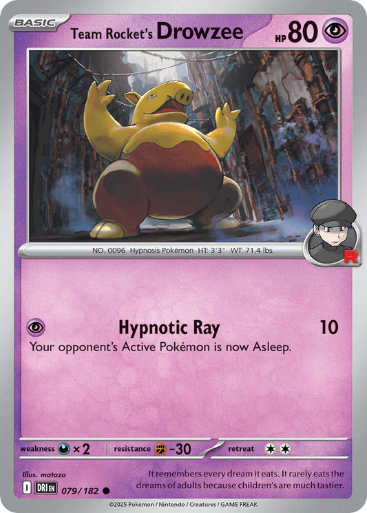 079/182  Team Rocket's Drowzee
