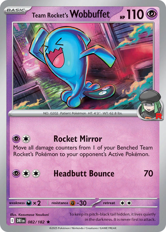 082/182  Team Rocket's Wobbuffet