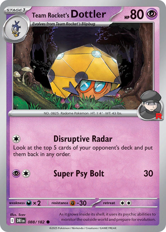 088/182  Team Rocket's Dottler