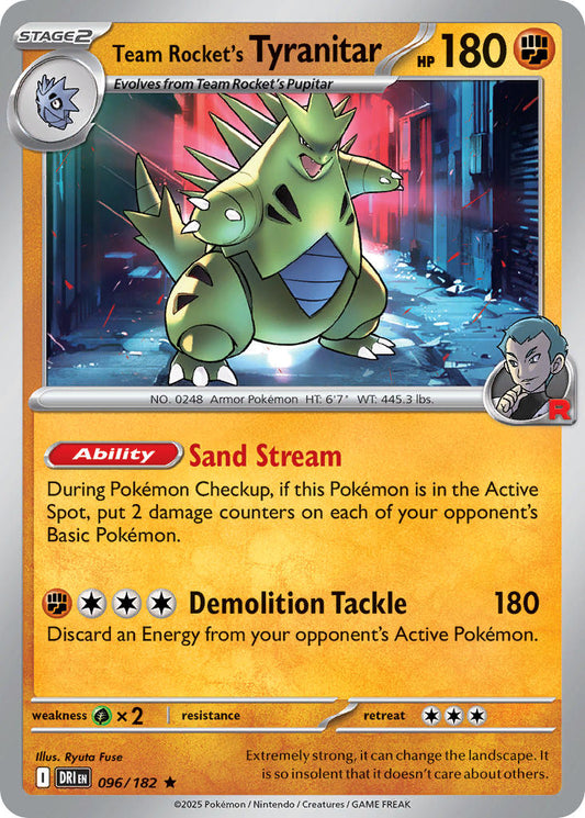096/182  Team Rocket's Tyranitar
