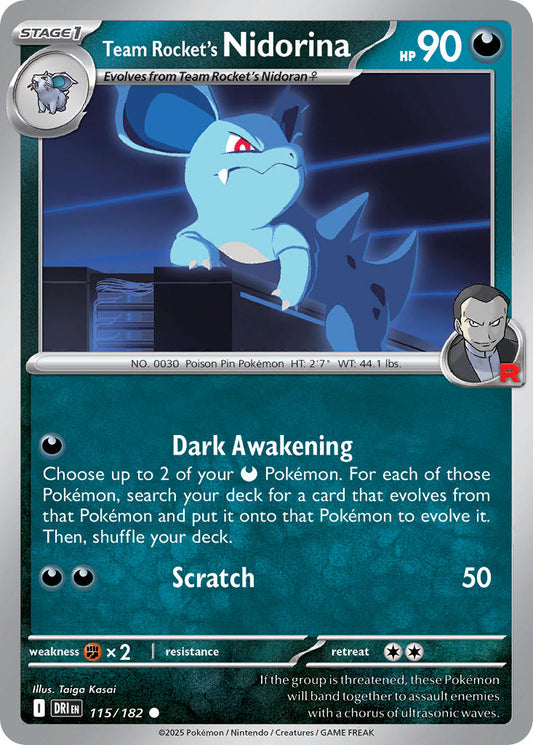 115/182  Team Rocket's Nidorina