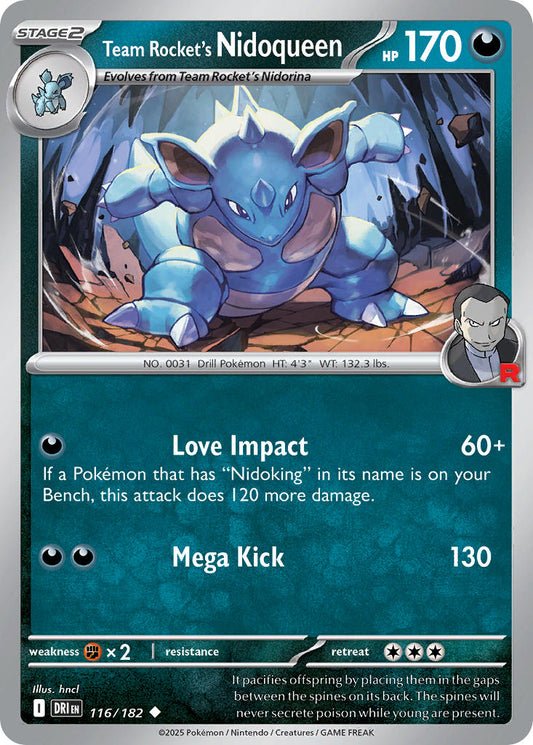 116/182  Team Rocket's Nidoqueen