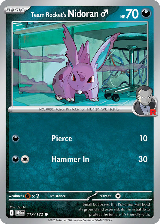 117/182  Team Rocket's Nidoran M