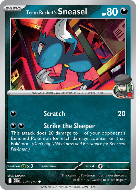 128/182  Team Rocket's Sneasel