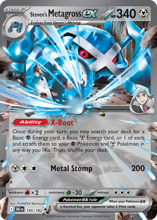 145/182  Steven's Metagross ex