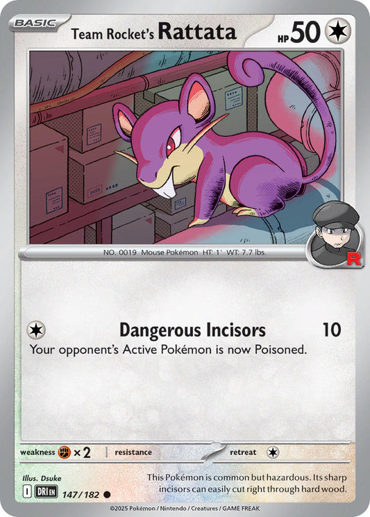 147/182  Team Rocket's Rattata