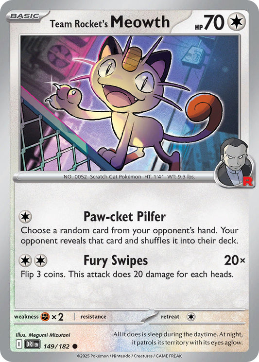 149/182  Team Rocket's Meowth