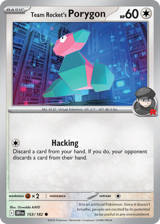 153/182  Team Rocket's Porygon