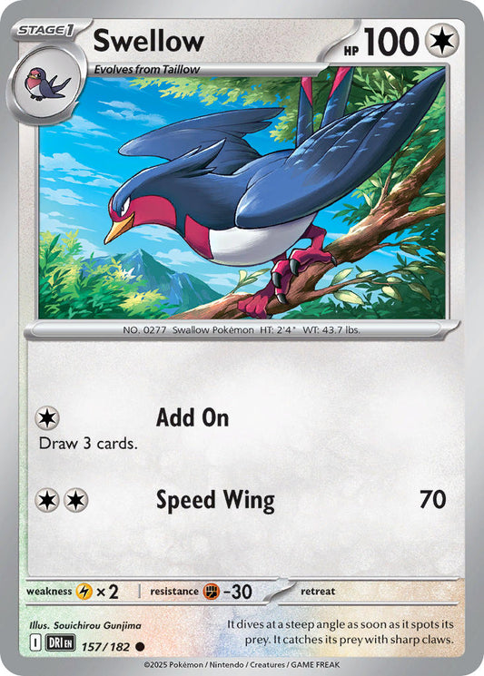 157/182  Swellow