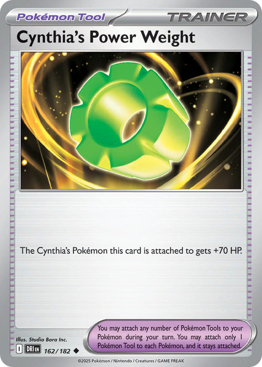 162/182  Cynthia's Power Weight