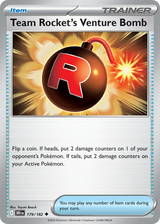 179/182  Team Rocket's Venture Bomb