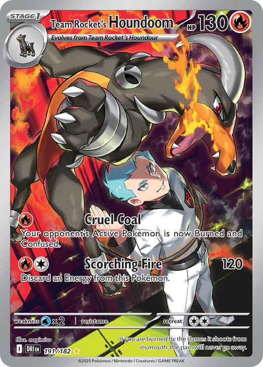 191/182  Team Rocket's Houndoom - 191/182
