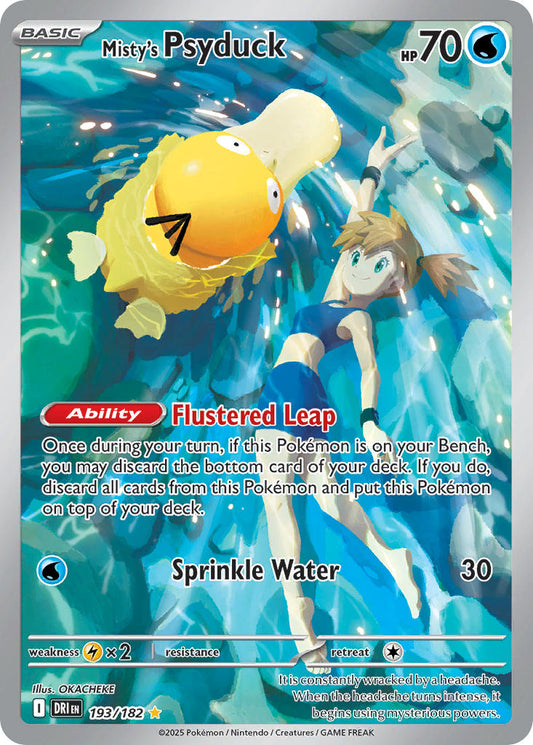 193/182  Misty's Psyduck - 193/182