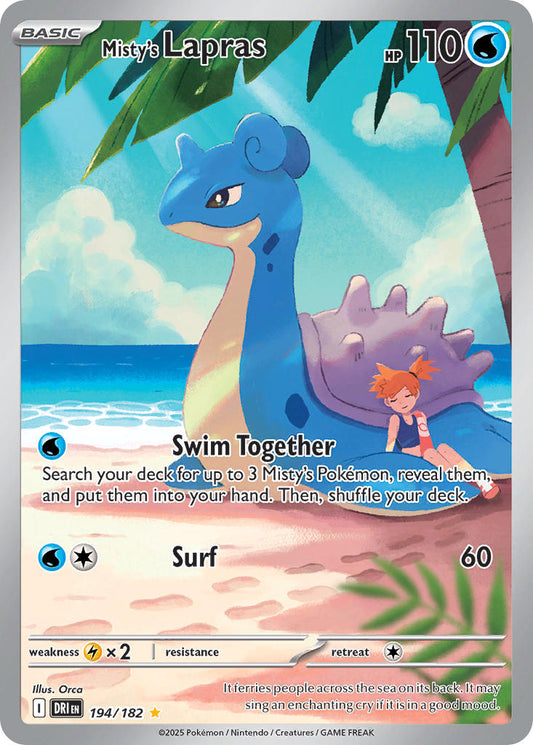 194/182  Misty's Lapras - 194/182