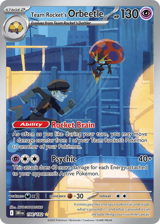 198/182  Team Rocket's Orbeetle - 198/182
