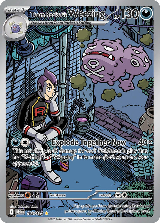 199/182  Team Rocket's Weezing - 199/182