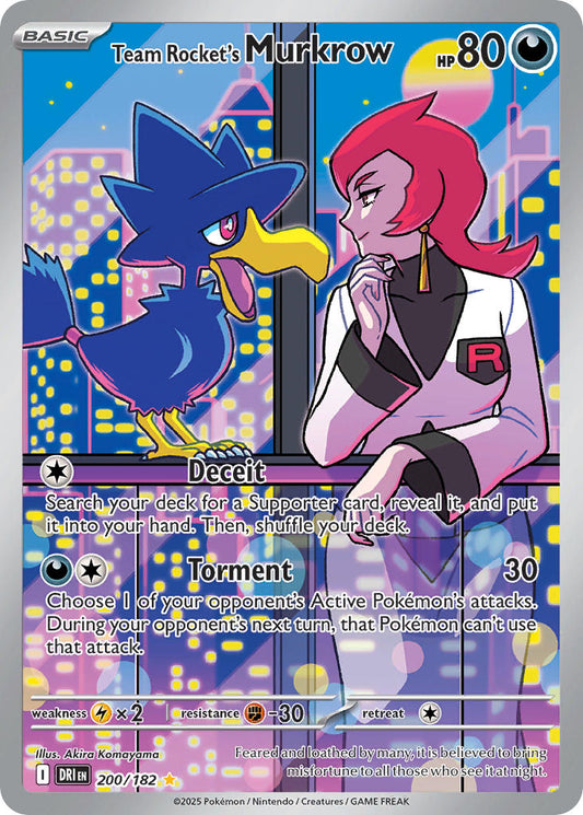 200/182  Team Rocket's Murkrow - 200/182