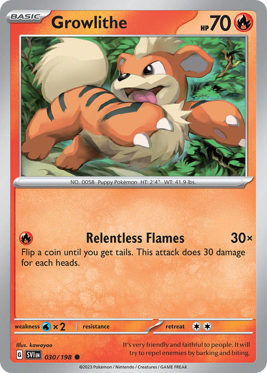 030/198  Growlithe - 030/198