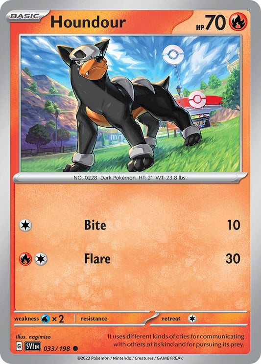 033/198  Houndour - 033/198