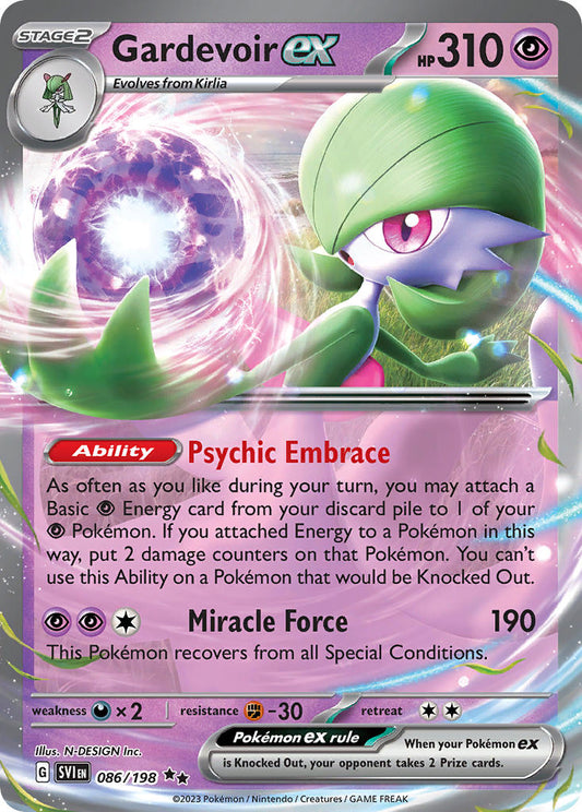 086/198  Gardevoir ex - 086/198