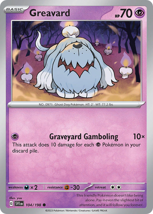 104/198  Greavard - 104/198
