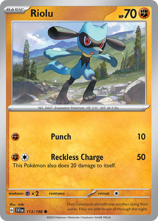 113/198  Riolu - 113/198