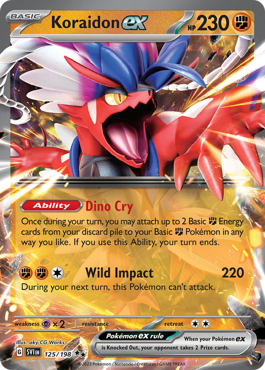 125/198  Koraidon ex - 125/198