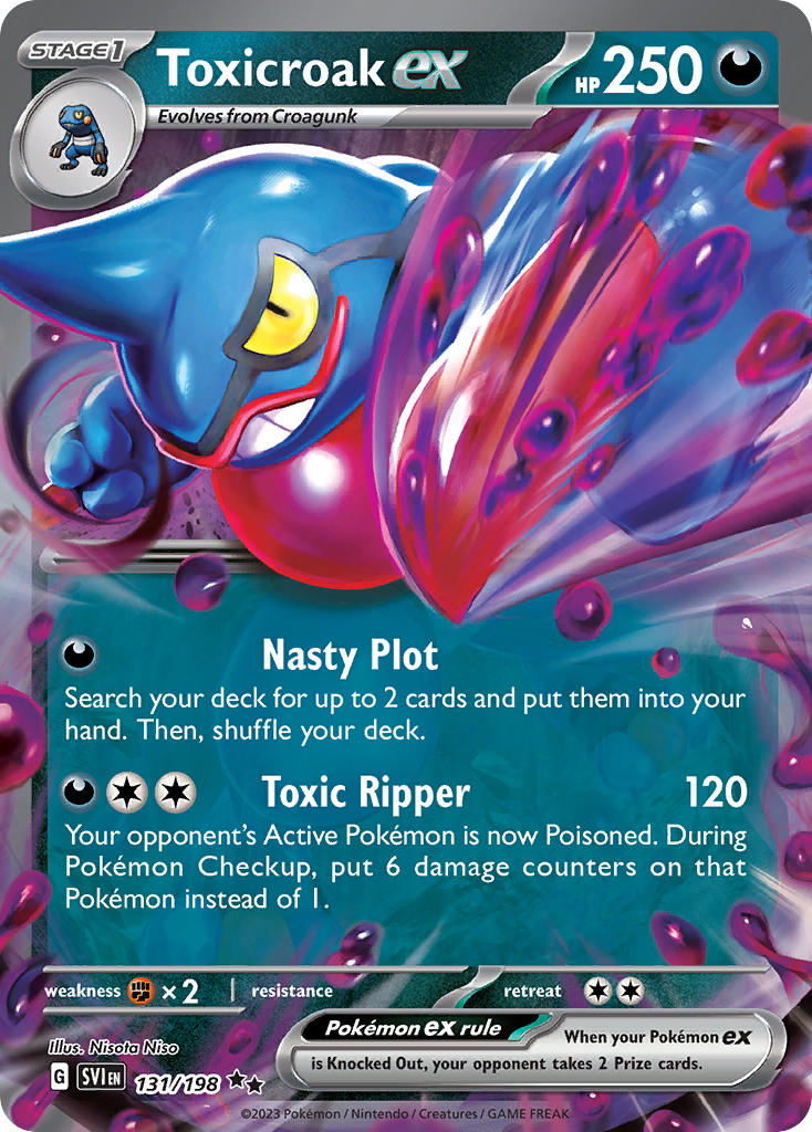 131/198  Toxicroak ex - 131/198