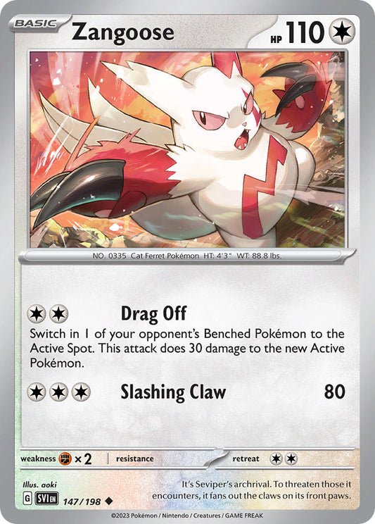 147/198  Zangoose - 147/198