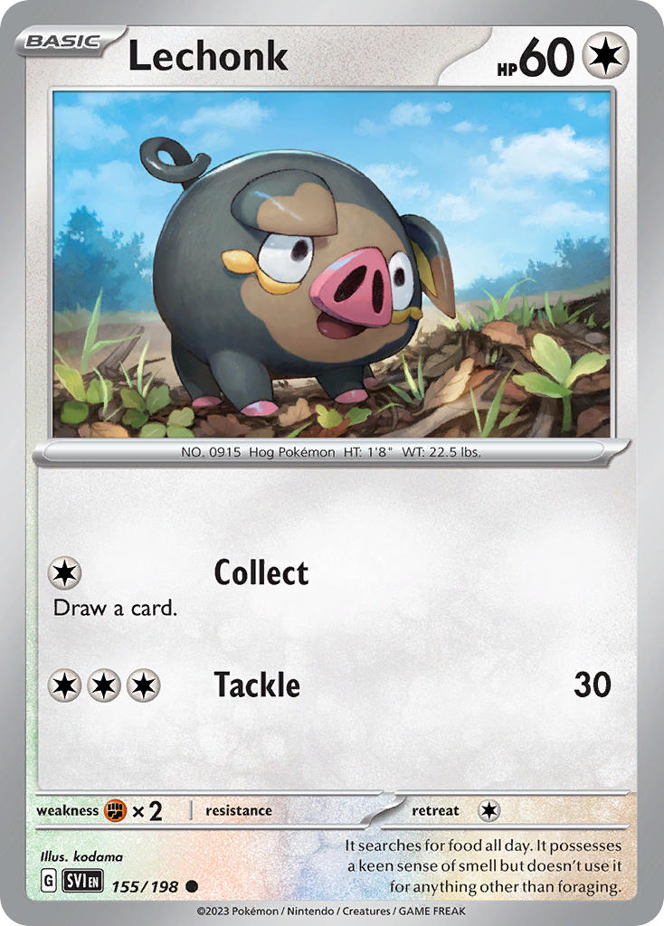 155/198  Lechonk - 155/198