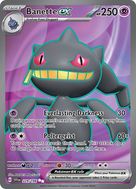 229/198  Banette ex - 229/198