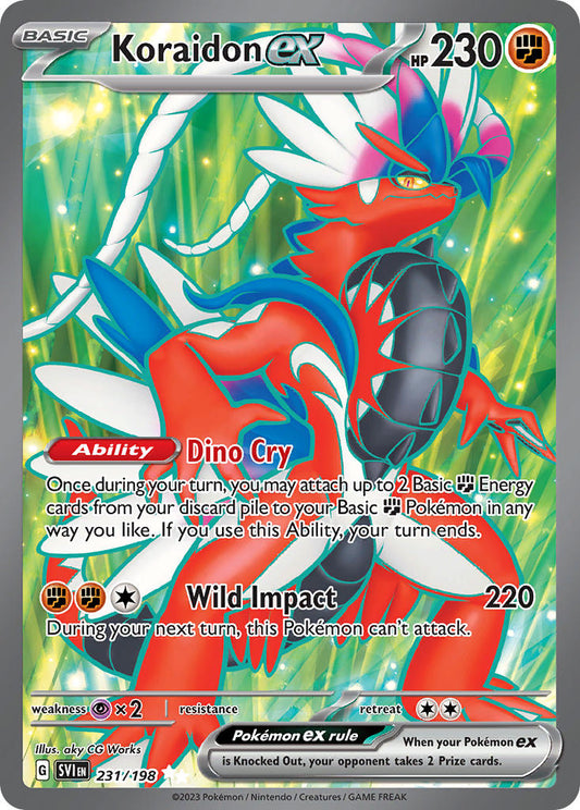 231/198  Koraidon ex - 231/198