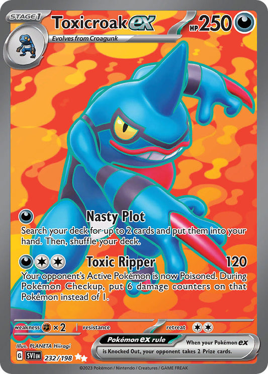 232/198  Toxicroak ex - 232/198