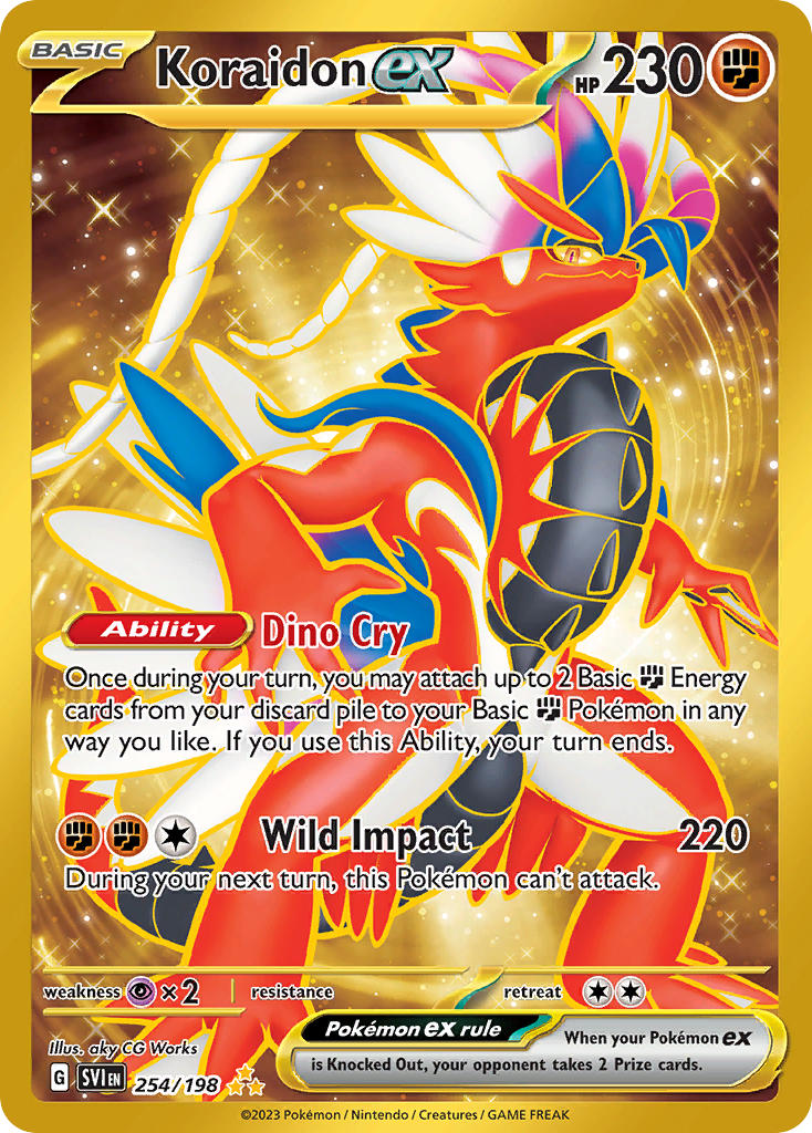 254/198  Koraidon ex - 254/198