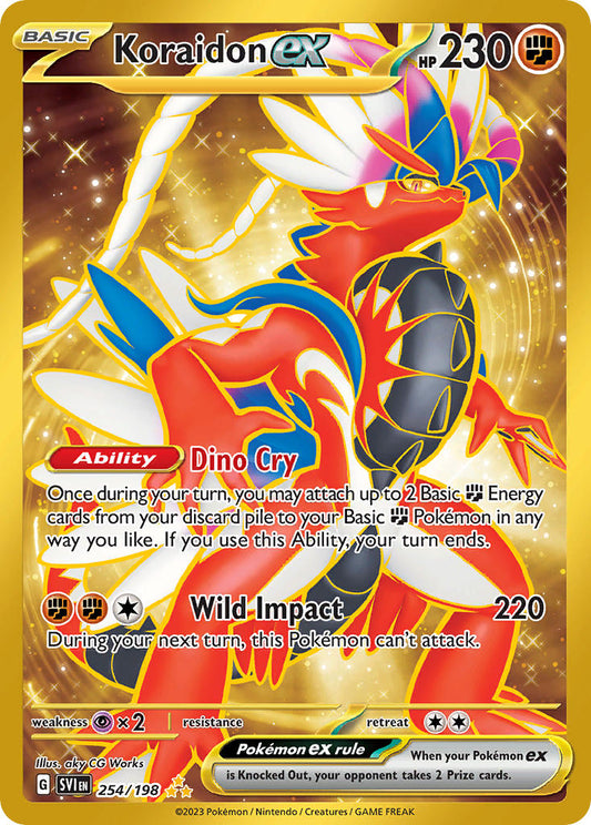 254/198  Koraidon ex - 254/198