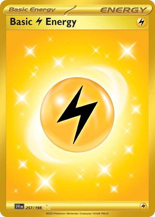 257/198  Basic Lightning Energy - 257/198