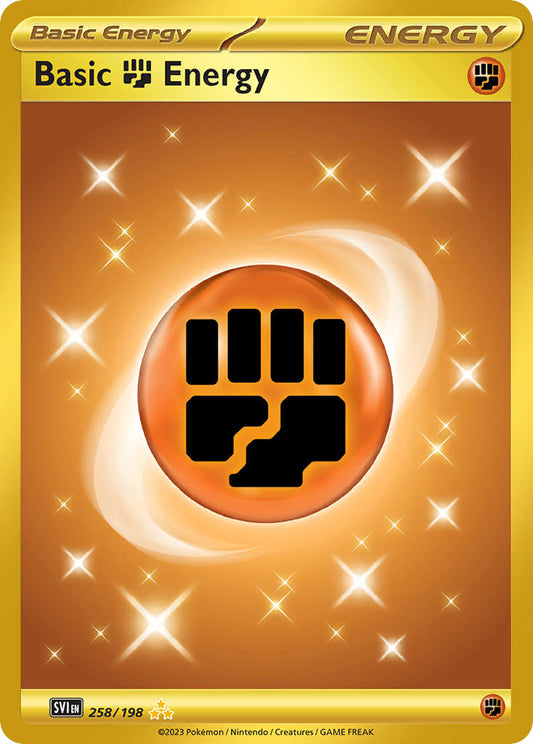 258/198  Basic Fighting Energy - 258/198