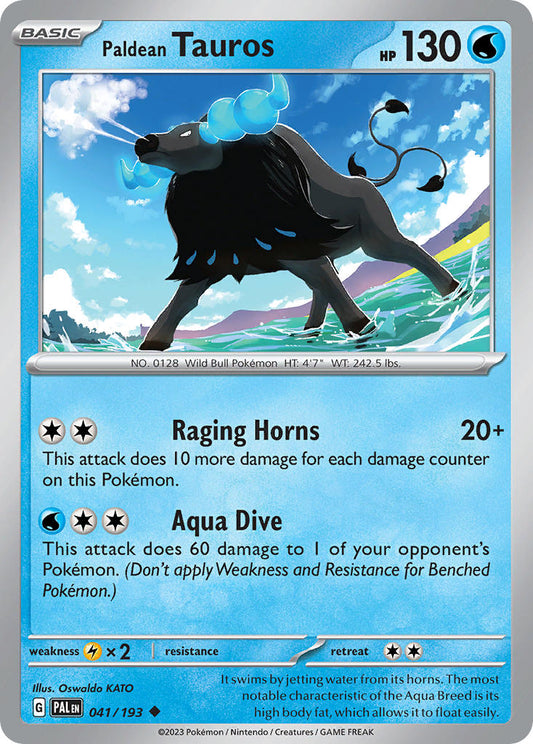 041/193  Paldean Tauros - 041/193
