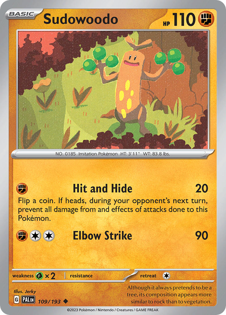 109/193  Sudowoodo