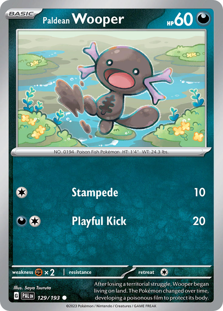 129/193  Paldean Wooper - 129/193