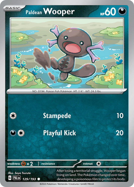 129/193  Paldean Wooper - 129/193